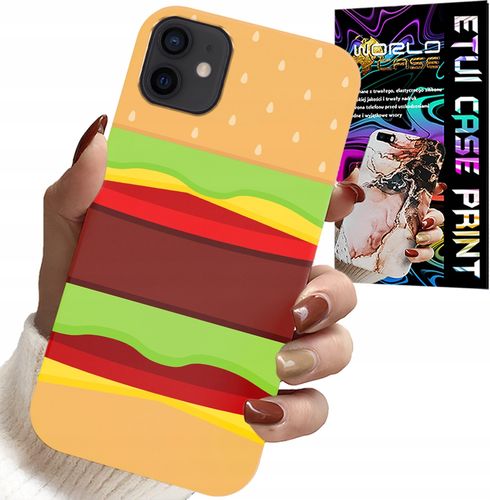ETUI DO IPHONE 12 MINI - CASE BURGER CHEESEBURGER OBUDOWA PREZENT na Arena.pl