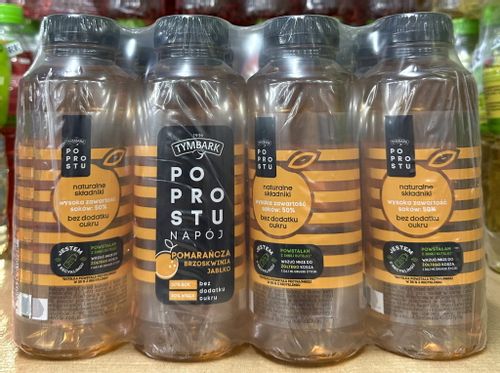 Tymbark Po Prostu napój pomarańcza-brzoskwinia 0,4l - karton na Arena.pl