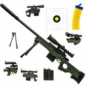 KARABIN SNAJPERSKI PISTOLET NA KULKI 108CM LUNETA +GRATISY KULKI PLASTIKOWE