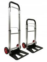 WÓZEK TRANSPORTOWY MAGAZYNOWY SKŁADANY KURIERSKI MŁYNARKA TOWAROWY ALU 80kg