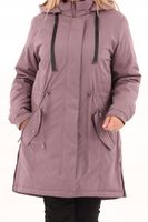 KURTKA PARKA DAMSKA PRZEJŚCIOWA DUŻE ROZMIARY Z KAPTUREM ELEGANCKA