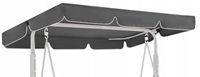 Daszek osłona do hustawki ogrodowej 112x166cm graf