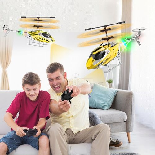 HELIKOPTER ZDALNIE STEROWANY SAMOLOT RC NA PILOT PREZENT ŚMIGŁOWIEC Z LED na Arena.pl