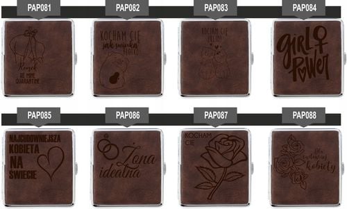 Papierośnica zamszowa GRAWEROWANA PREZENT dla niej na Arena.pl