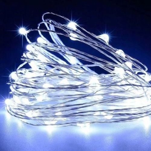 Lampki Choinkowe 1000 LED Mikro Drucik 100m Pilot Biały Zimny na Arena.pl