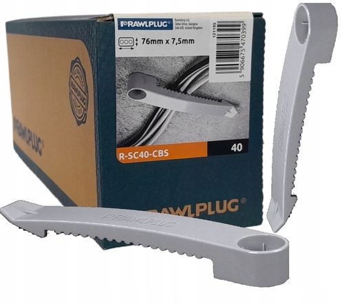 RAWLPLUG PLASTIKOWY PAŁĄK UCHWYT KABLOWY SC40-CBS 40SZT SC40 127x76mm na Arena.pl