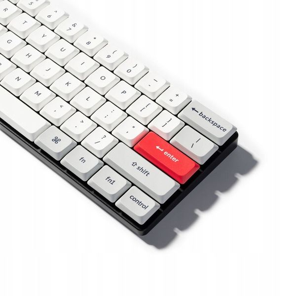 Keychron Keycaps Low Profile Dye-Sub PBT LSA-Light Gray and White Full Set zdjęcie 4