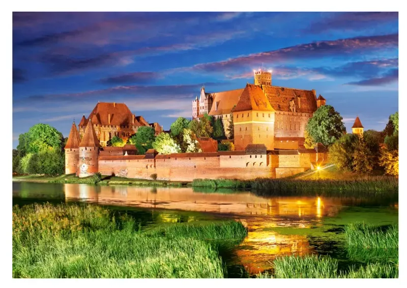 Puzzle 1000 elementów. Zamek w Malborku zdjęcie 2