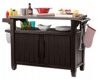 Keter Stół Grillowy Barek Schowek Ogrodowy 183L xl