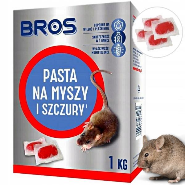 SILNA Pasta TRUTKA na myszy i szczury 1KG BROS zdjęcie 3