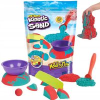 PIASEK KINETYCZNY KINETIC SAND ZESTAW 2 KOLORY + FOREMKI