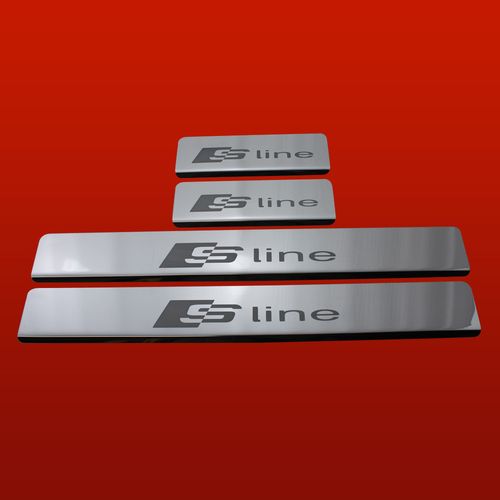 Listwa progowa AUDI A5 B8 SLINE Stal nierdzewna 304 połysk 4szt na Arena.pl