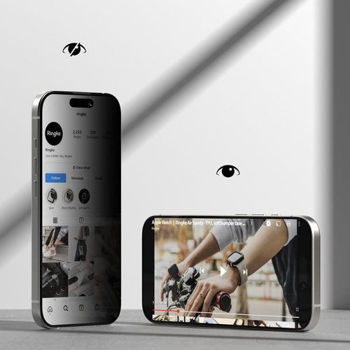 SZKŁO PRYWATYZUJĄCE RINGKE EASY SLIDE 2-PACK IPHONE 17 PRIVACY na Arena.pl