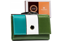 mały, skórzany portfel damski z systemem rfid - peterson