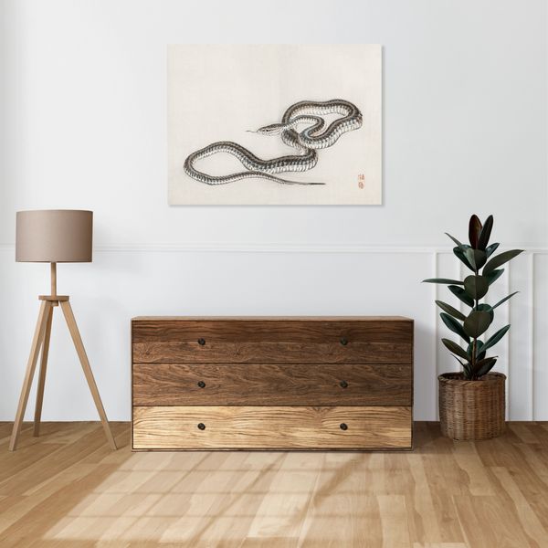 Obraz 40x30cm Snake, Kōno Bairei zdjęcie 2
