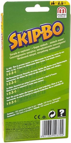 Gra karciana Mattel Skip Bo! zdjęcie 12