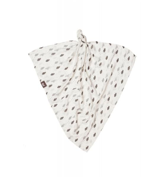 Pieluszka Bambusowa z Jonami Srebra (Chmurki Szare zdjęcie 1