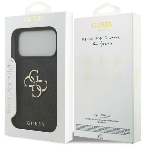 Etui Guess 4G Big Logo do iPhone 17 Pro Max czarny na Arena.pl
