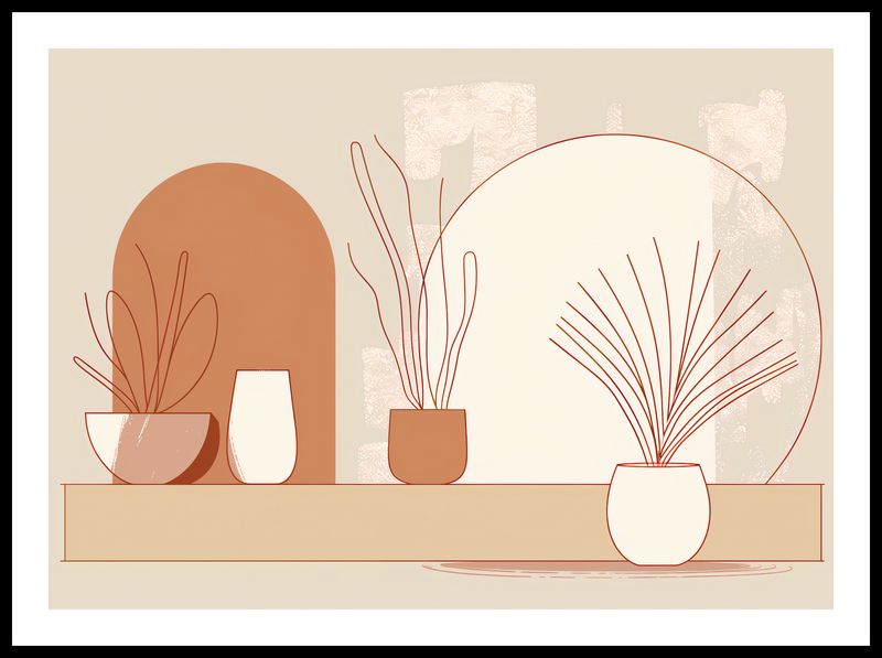 Plakat 70x50cm Widok Roślin zdjęcie 3