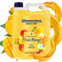 GLIMMERSTONE KREMOWE MYDŁO W PŁYNIE DO RĄK NAWILŻAJĄCE - ŚWIEŻE MANGO - 5L