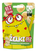 BeRAW Kids Żelki Banan z chrupkami 35 g