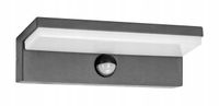 Kinkiet ogrodowy Adviti czarny z czujnikiem ruchu LED 9 W IP54
