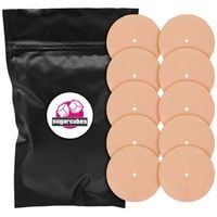 Okrągłe plastry ochronne na sensor FreeStyle Libre 2 Beżowe 10 szt. dziurka