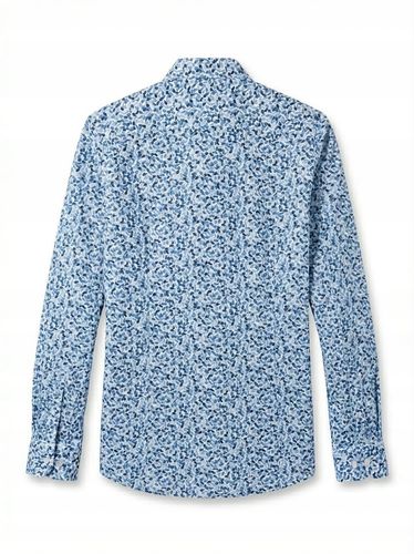 Koszula OLYMP Level Five 24/Seven Body Fit Jersey - niebieska, motyw roz.40 na Arena.pl