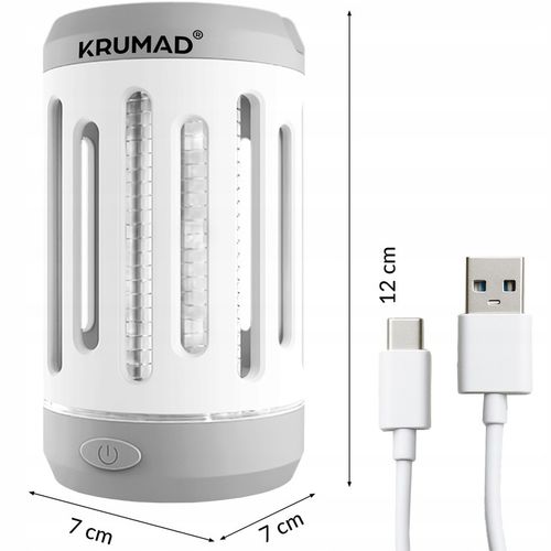 Lampa Owadobójcza UV 5W Na Muchy Komary Owady Osy Ćmy Pułapka na Arena.pl