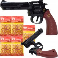 METALOWY PISTOLET NA SPŁONKĘ KAPISZONY GRATIS 10x720szt REWOLWER DLA DZIECI