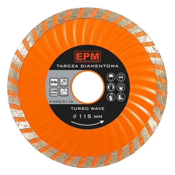 TARCZA DIAMENTOWA TURBO WAVE 115MM - E-550-3115 zdjęcie 1