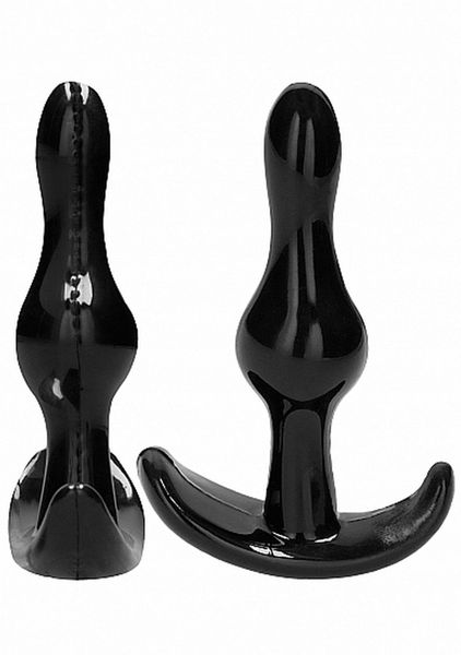 No. 80 - 4-Piece Butt Plug Set - Black zdjęcie 9