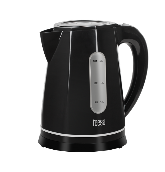 CZAJNIK ELEKTRYCZNY TEESA TSA1020B 2200W CZARNY 1,8L zdjęcie 1