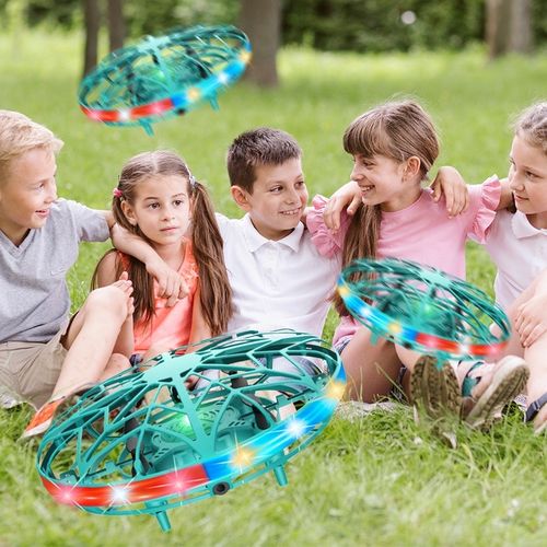 LATAJĄCY mini DRON UFO Dysk Kula Sterowany Ręką Dłonią ŚWIECĄCY LED IR na Arena.pl