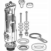 GEBERIT ZAWÓR SPUSTOWY DWUDZIELNY IMPULS BASIC