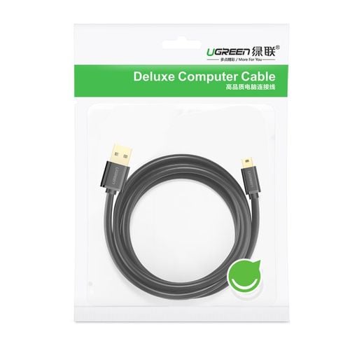 kabel przewód usb - mini usb 480mbps 1m czarny na Arena.pl