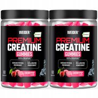 WEIDER KREATYNA ŻELKI 60 SZT. CREATINE GUMMIES MONOHYDRAT CREAPURE WIŚNIA