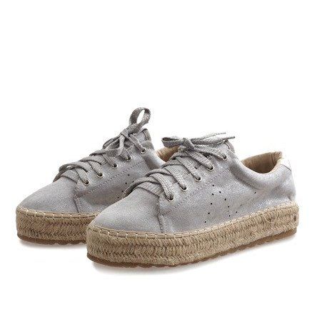 Szare espadryle sznurowane BB01 r.38 na Arena.pl