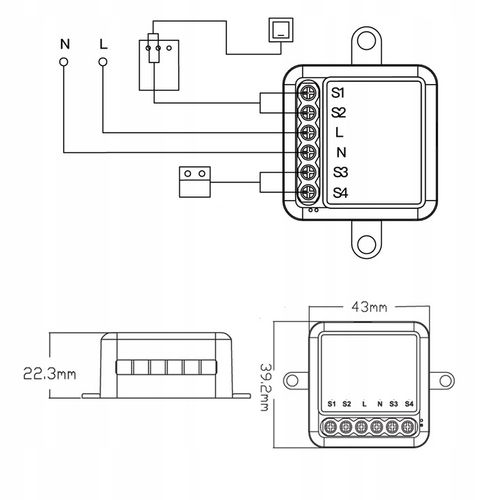 Sterownik Bramy Garażowej Moduł WIFI Bluetooth TUYA SMART + Czujnik na Arena.pl