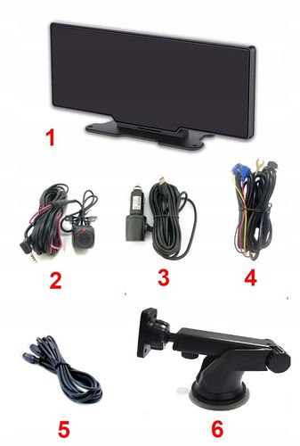 Stacja Ekran Monitor Nawigacja Rejestrator 4K Kamera Android Auto CarPlay na Arena.pl