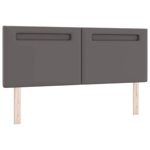 Zagłówek Ze LED Lights Montowane na ścianie Szary 160 cm PVC na Arena.pl