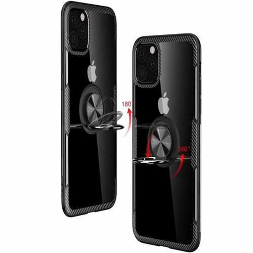 Etui Pancerne Clear Carbon Ring Iphone 11 Czarne na Arena.pl