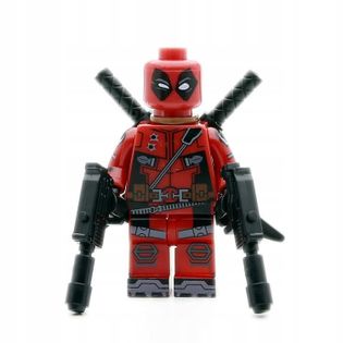 MEGA figurka Deadpool mega broń +karta lego