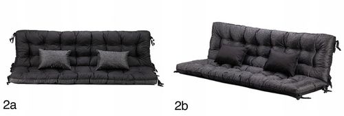 Poduszka na ławkę/huśtawkę ogrodowa wymiar 170x50x70 Wysoka Jakość na Arena.pl