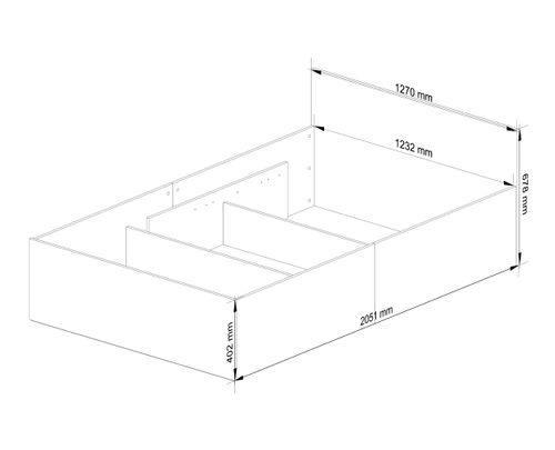 ŁÓŻKO PODNOSZONE CLP 120x200 OSKRZYNIA + STELAŻ BIAŁE na Arena.pl