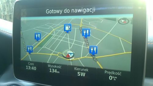 MERCEDES GARMIN Karta MAPA 2025 PL MENU A B C E CLA CLS GLA GLC GL na Arena.pl