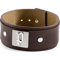 Bransoletka Męska Police S14KX02B Skórzany