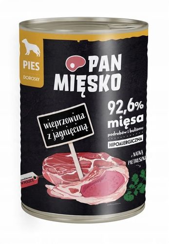 Pan Mięsko I Wafi zestaw 12 x 400g mokra Karma dla psa Mix Smaków na Arena.pl