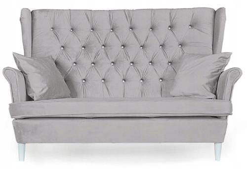 Zestaw wypoczynkowy mebli uszak Gaja sofa fotele skandynawskie na Arena.pl