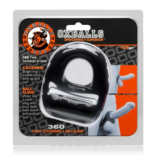 Oxballs - 360 Cockring & Ballsling Black na Arena.pl